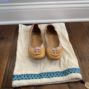 Tory Burch Caroline Patent Leather Flats w/dust bag
